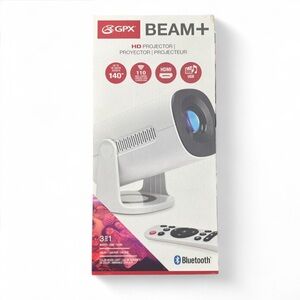 BRAND NEW/Sealed GPX BEAM+ HD Projector w/ Bluetooth